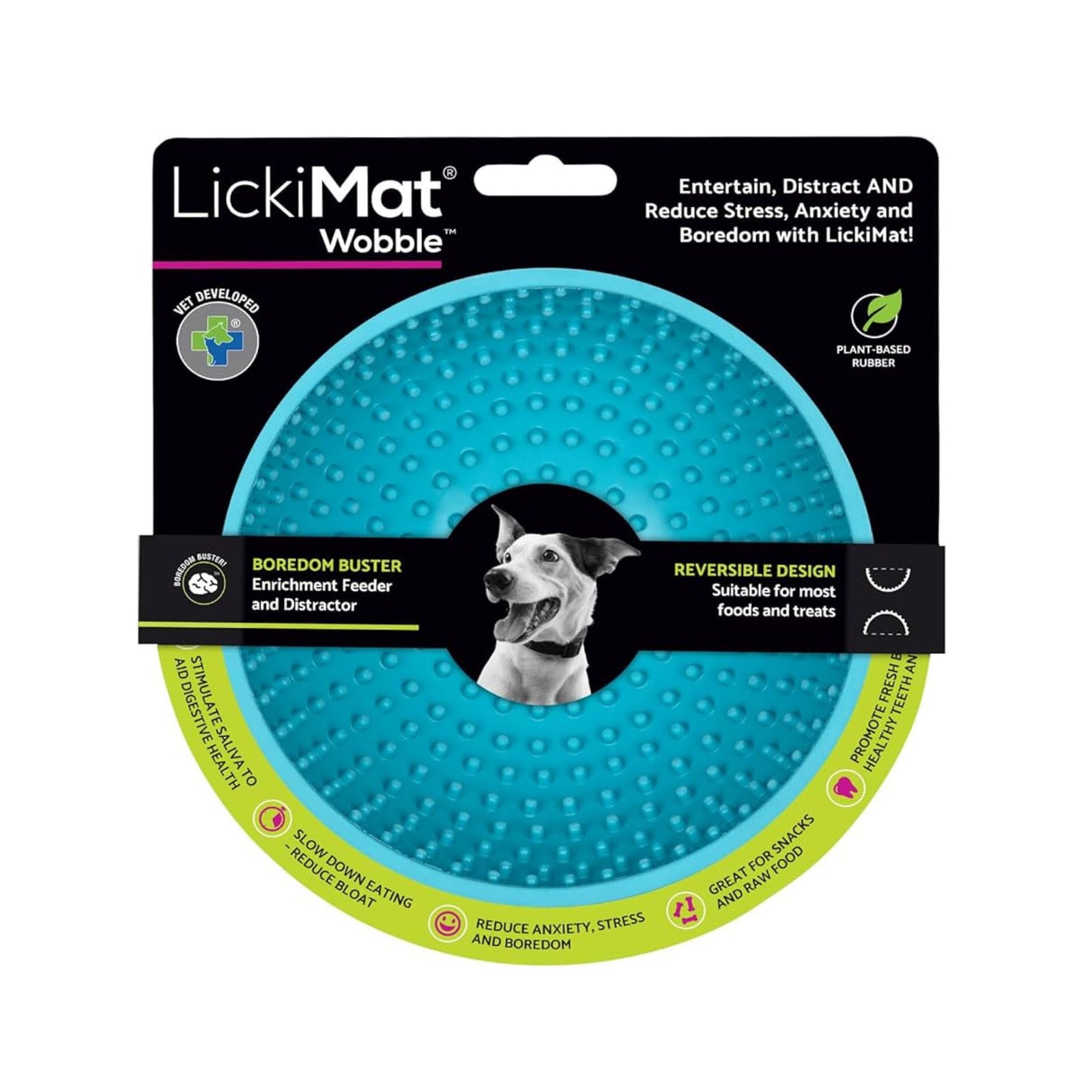 Lickimat Wobble Interactive Dog Treat Mat Toy | Barks & Bunnies