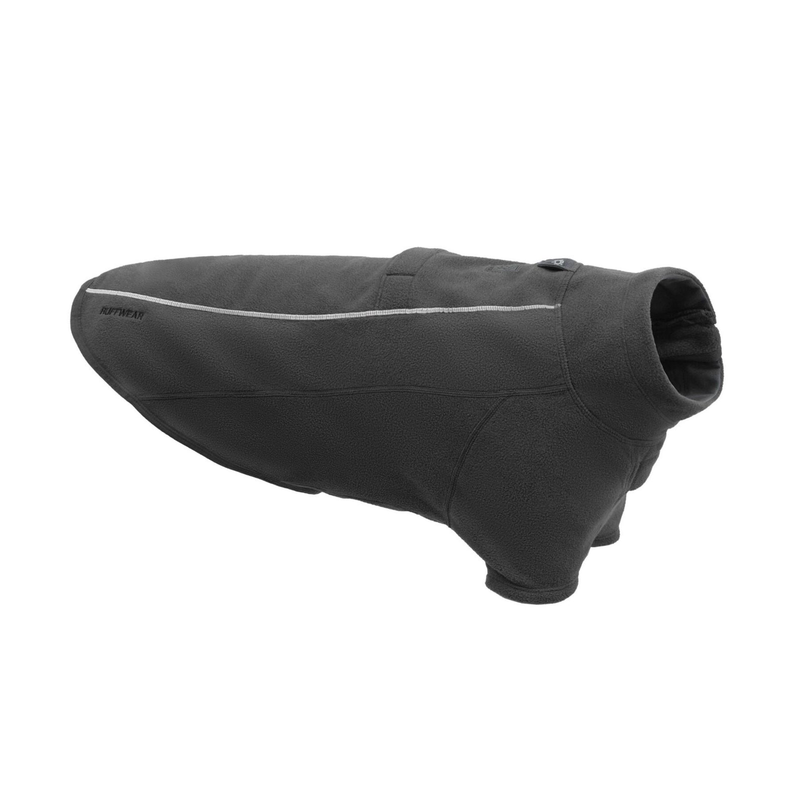 Ruffwear Climate Changer Fleece Jacket in Graphite, full product studio shot