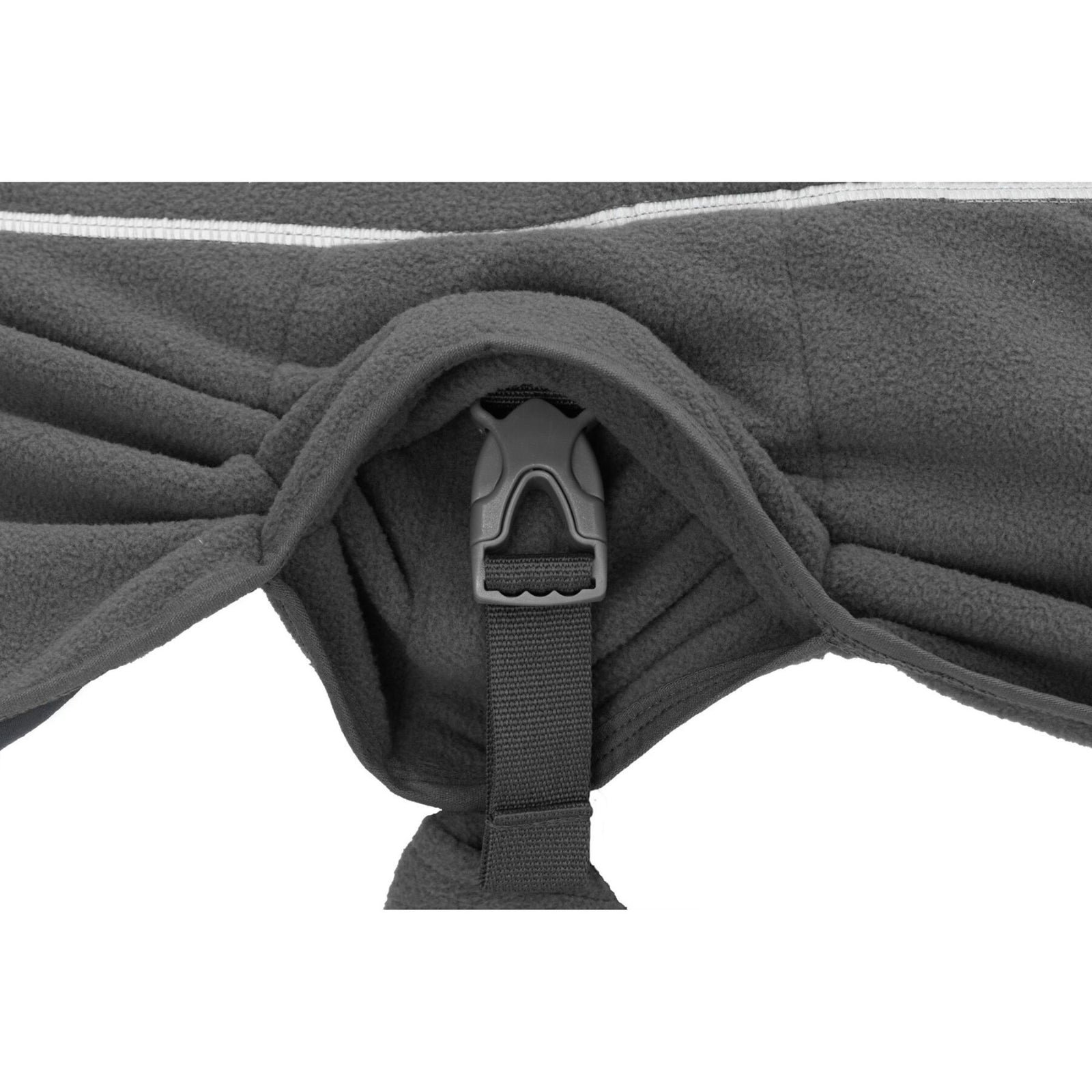 Ruffwear Climate Changer Fleece Vest, close-up of side-release buckle