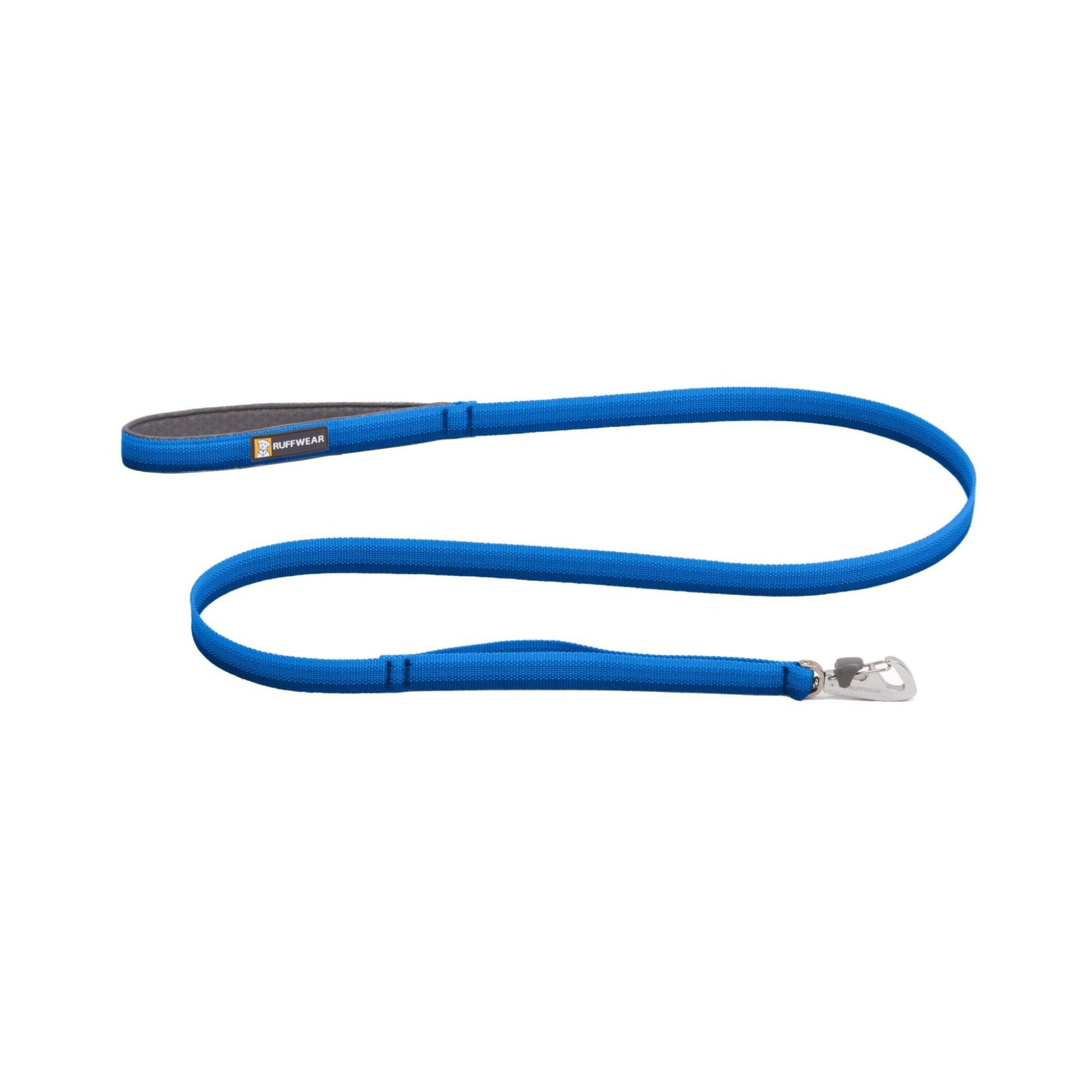 Ruffwear Front Range Dog Lead in Blue Pool, full product shot on white background