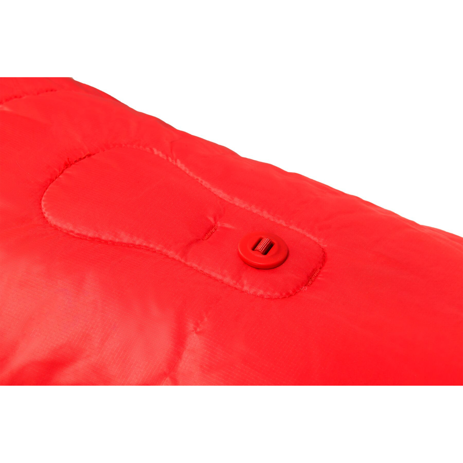 Ruffwear Palisades Sleep Poncho side profile showing quilted insulation and relaxed fit