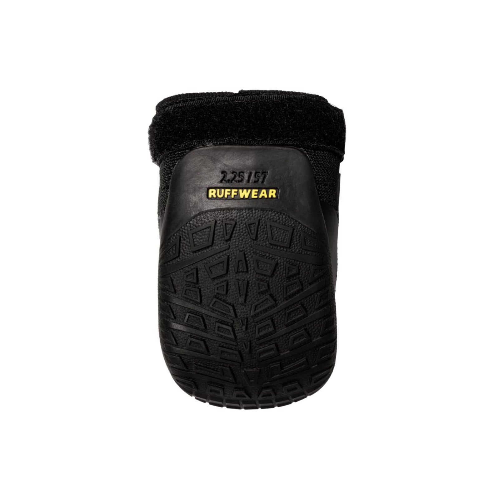 Ruffwear Ridgeline Dog Shoe in Obsidian Black, view of sole