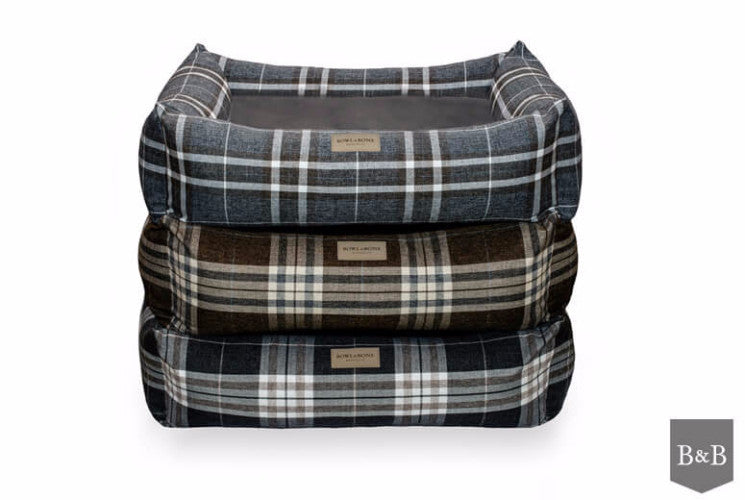 Bowl & Bone Republic Scott Bed Brown, Dog Bed | Barks & Bunnies