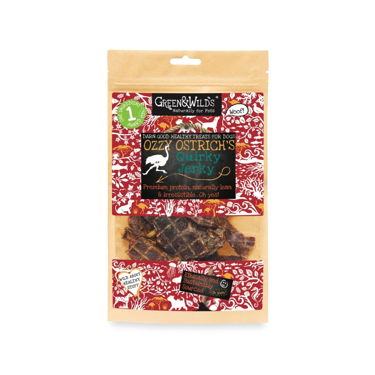 Green &amp; Wilds Quirky Jerky Dog Treats | Barks &amp; Bunnies