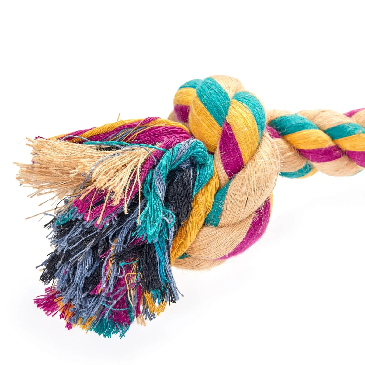 Green &amp; Wilds Big Rope 2 Knot, Eco Toy, Eco Friendly Dog Toy | Barks &amp; Bunnies