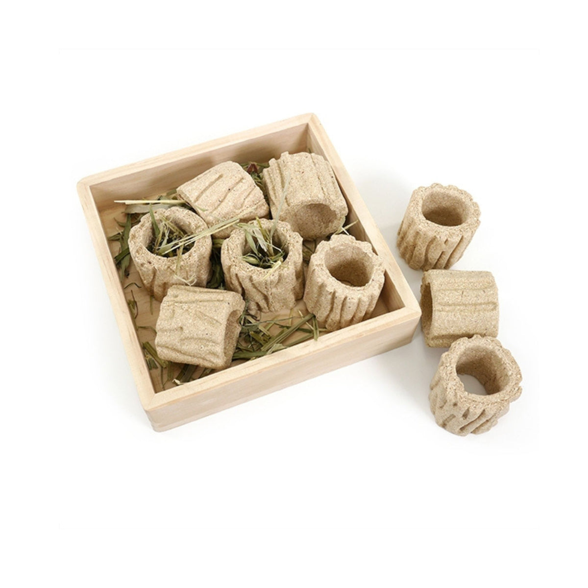 Rosewood Hide 'N' Treat Forage Tray for Rabbits | Barks &amp; Bunnies