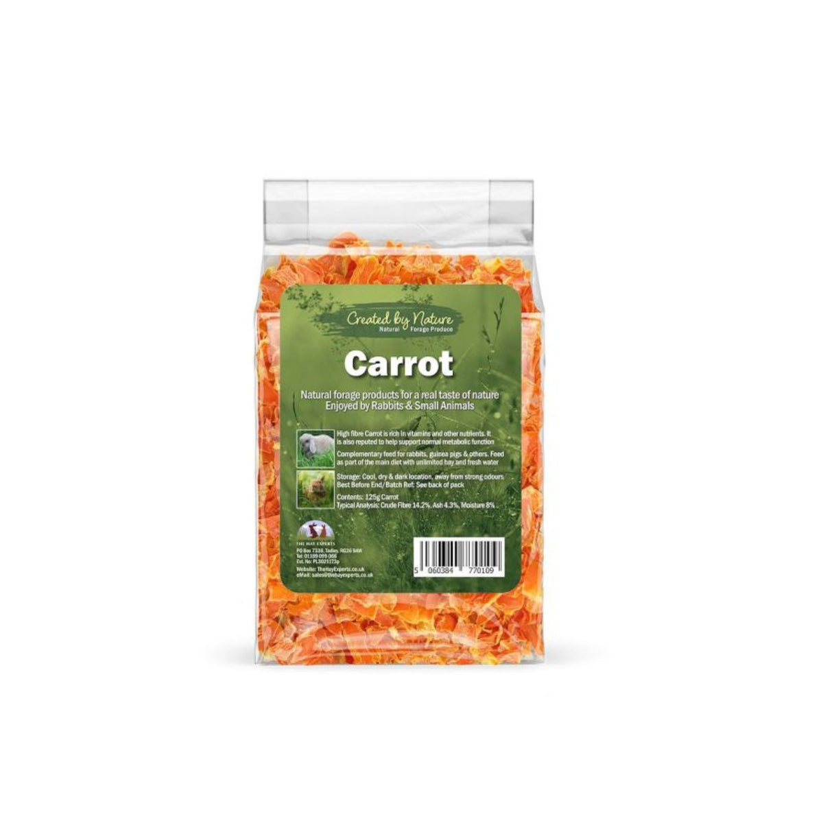 The Hay Experts Carrot, Natural Treats for Rabbits | Barks &amp; Bunnies