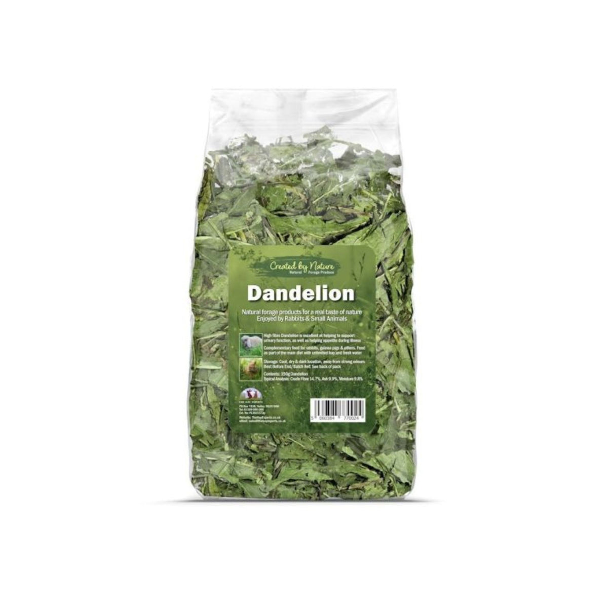 The Hay Experts Dandelion, Dried Herbs for Rabbits | Barks &amp; Bunnies