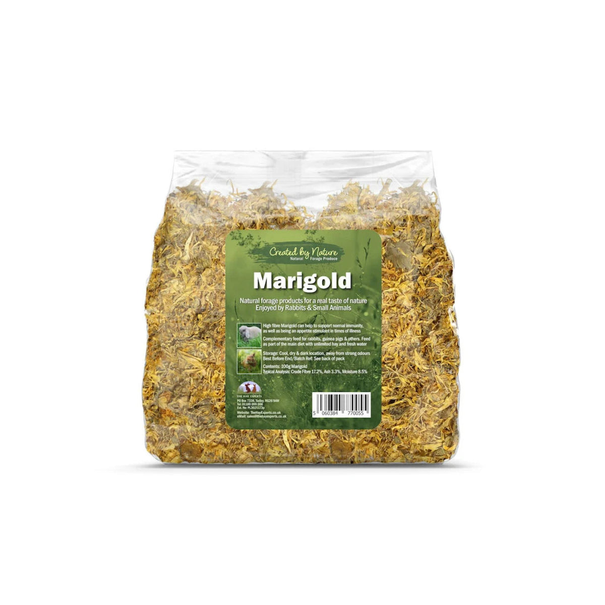 The Hay Experts Marigold, Dried Herbs for Rabbits | Barks &amp; Bunnies