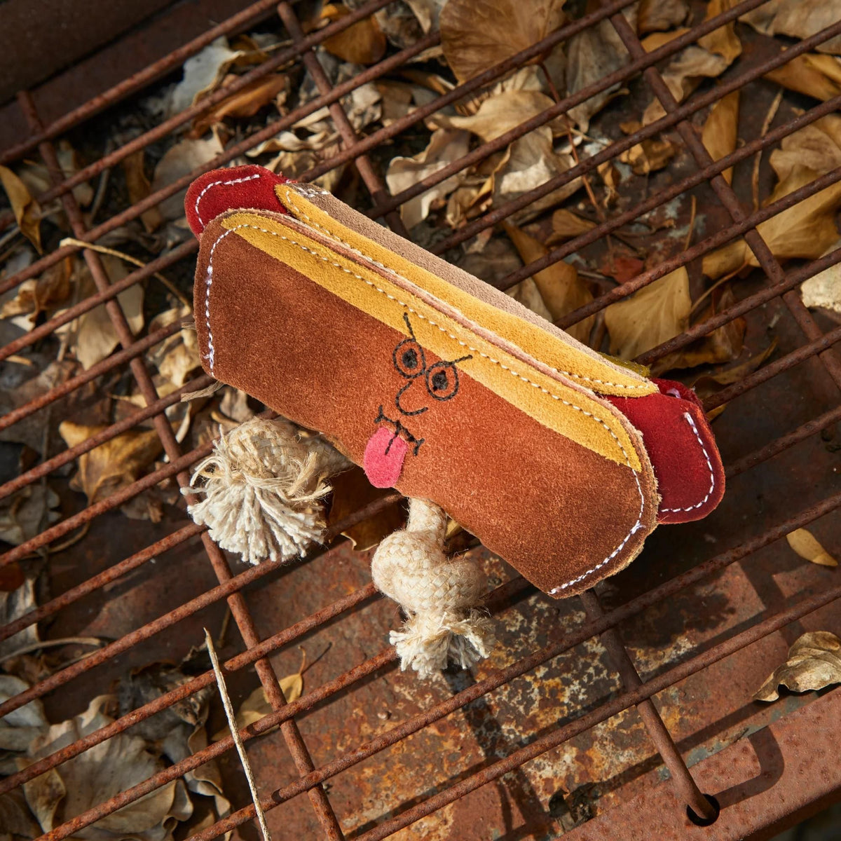 Green &amp; Wilds Harry The Hot Dog, Eco Friendly Dog Toy | Barks &amp; Bunnies