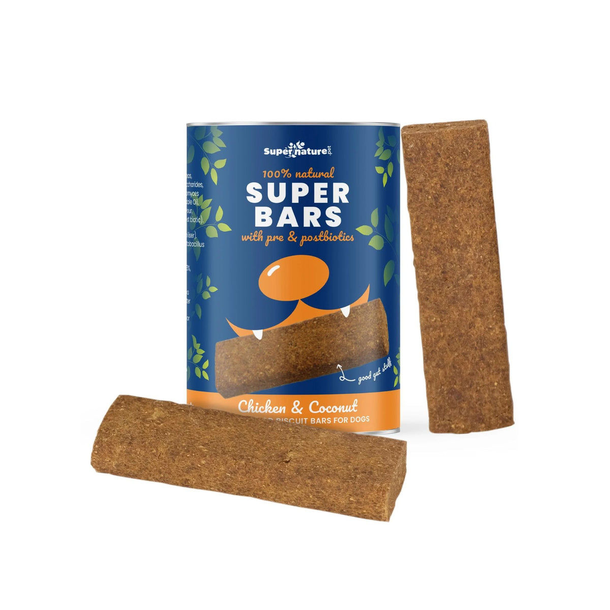Super Bars Super Bars Chicken &amp; Coconut Dog Treat Tub | Barks &amp; Bunnies