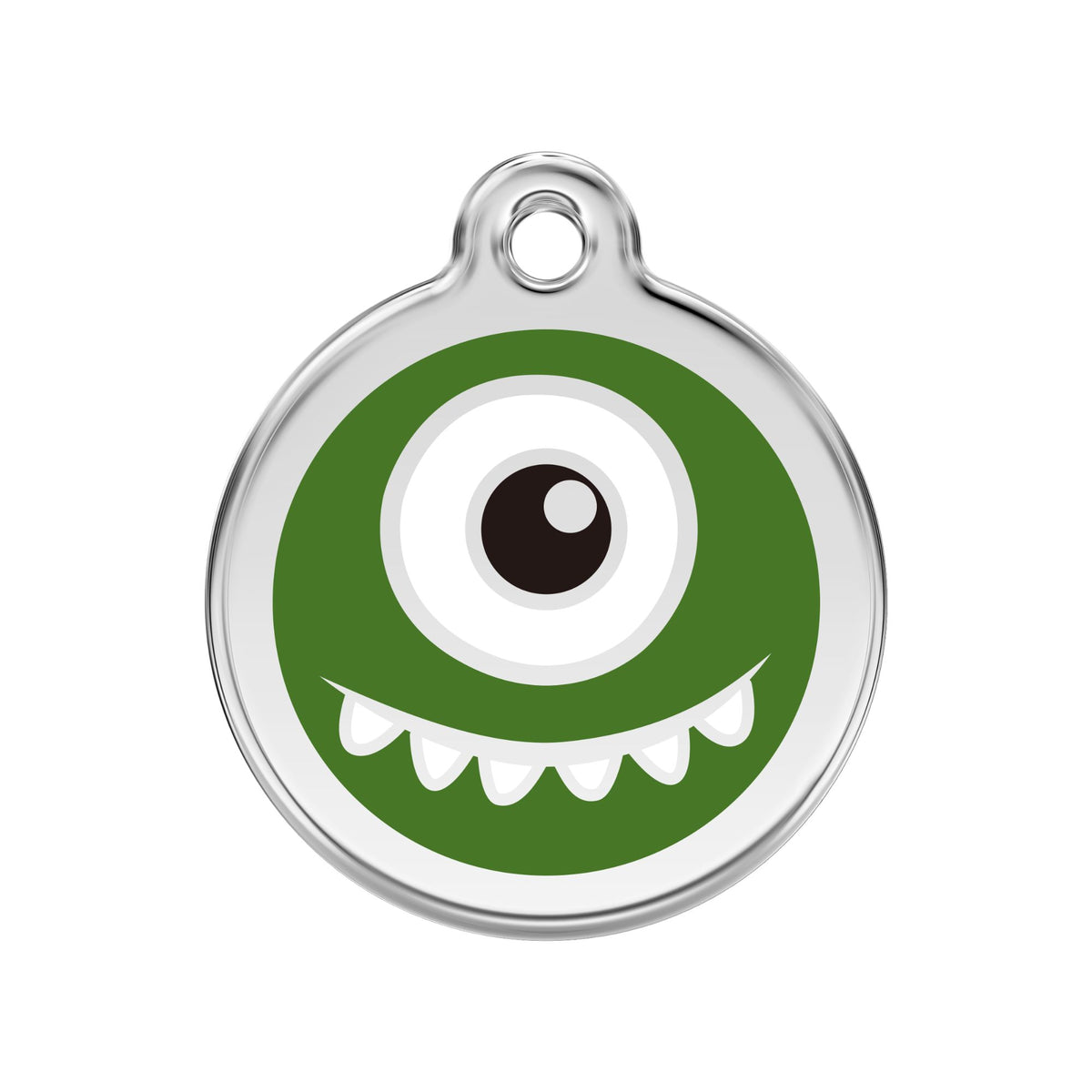 Red Dingo Monster Dog Tag, Enamel Pet Tag UK | Barks &amp; Bunnies