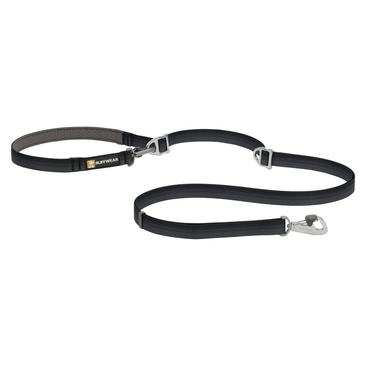 Ruffwear Switchbak Double-Ended Dog Lead in Granite Gray - single hand-held configuration