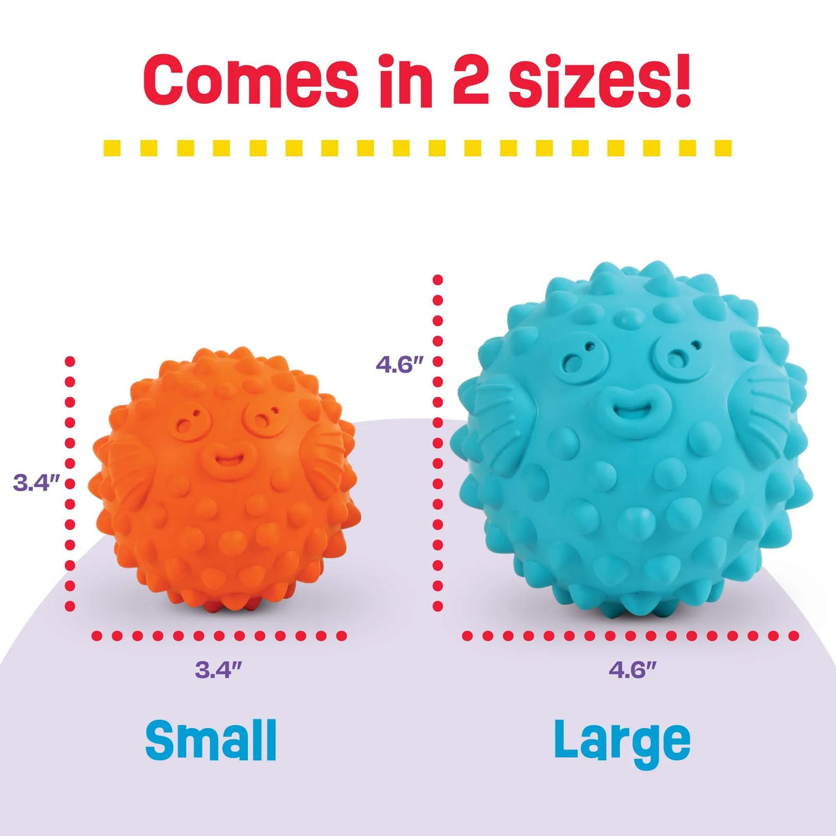Brightkins Pufferfish Treat Dispenser Interactive Dog Toy | Barks &amp; Bunnies