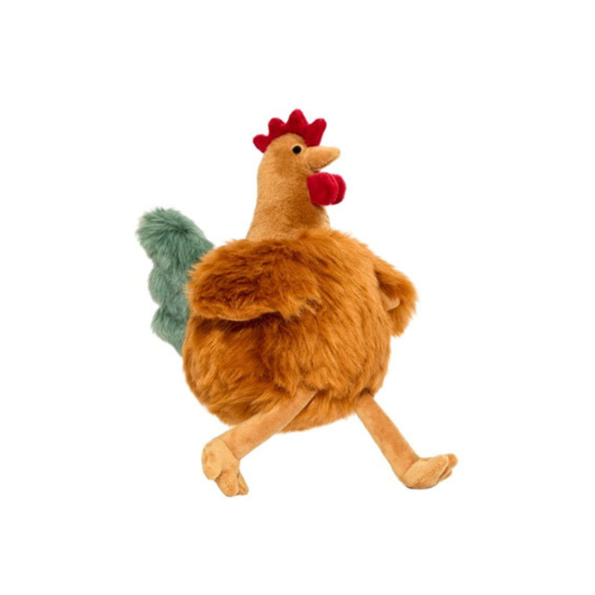 Fluff &amp; Tuff Chandler Chicken squeaky plush dog toy, medium size, 10 inches tall