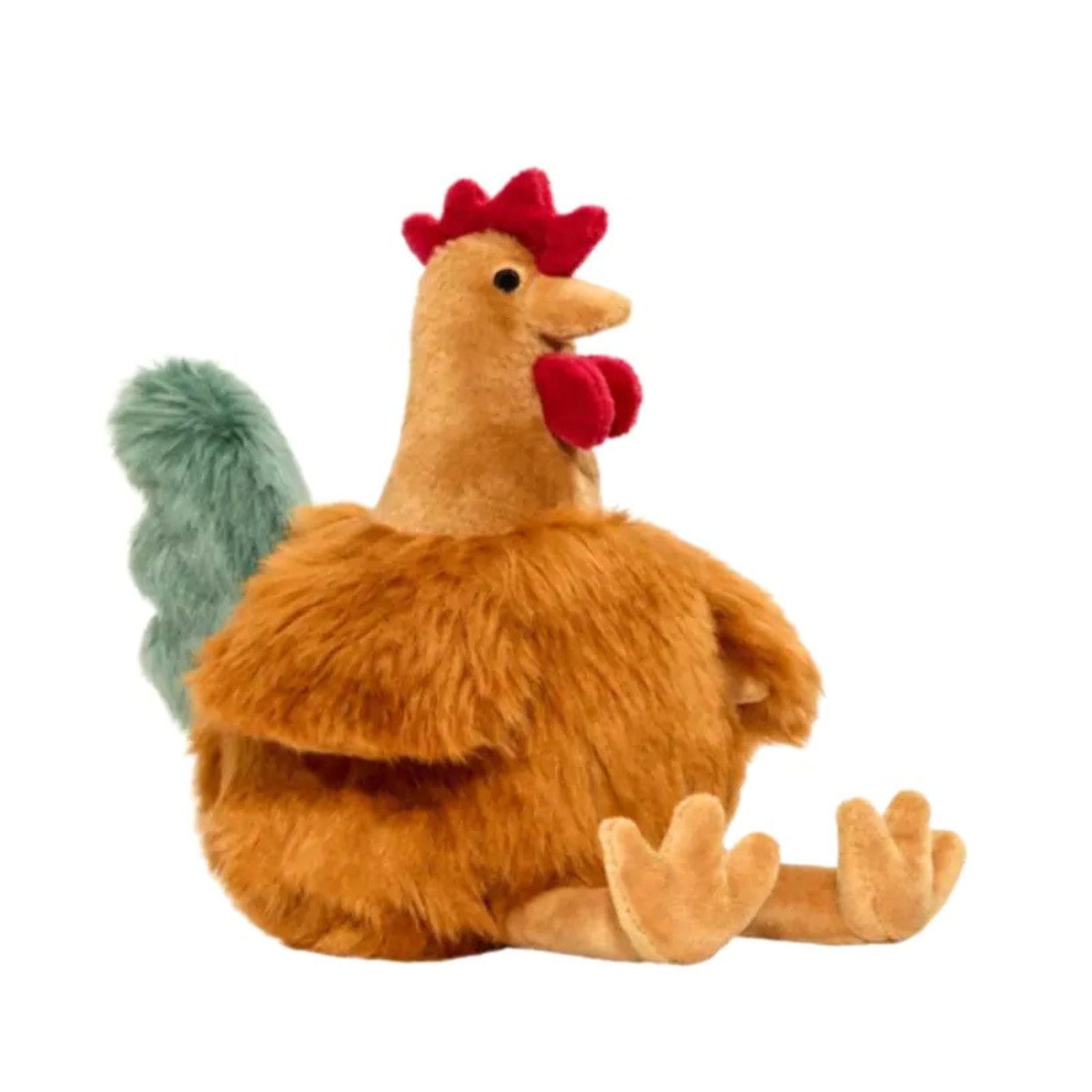Fluff & Tuff Chandler Chicken squeaky plush dog toy, medium size, 10 inches tall
