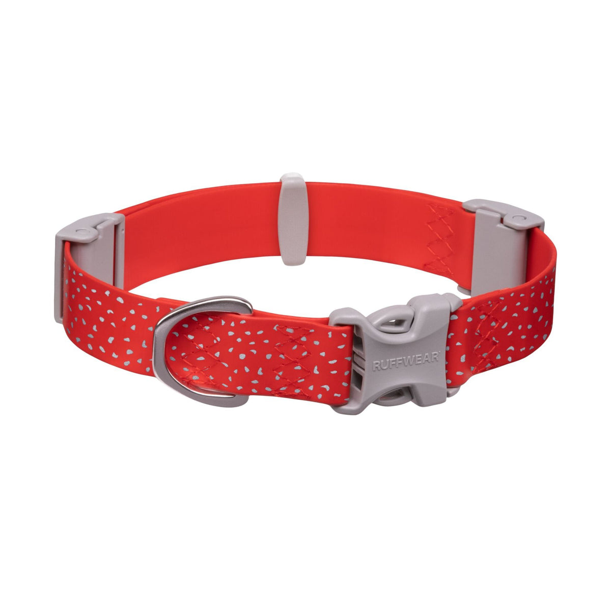 Ruffwear Confluence Waterproof Dog Collar in Red Sumac