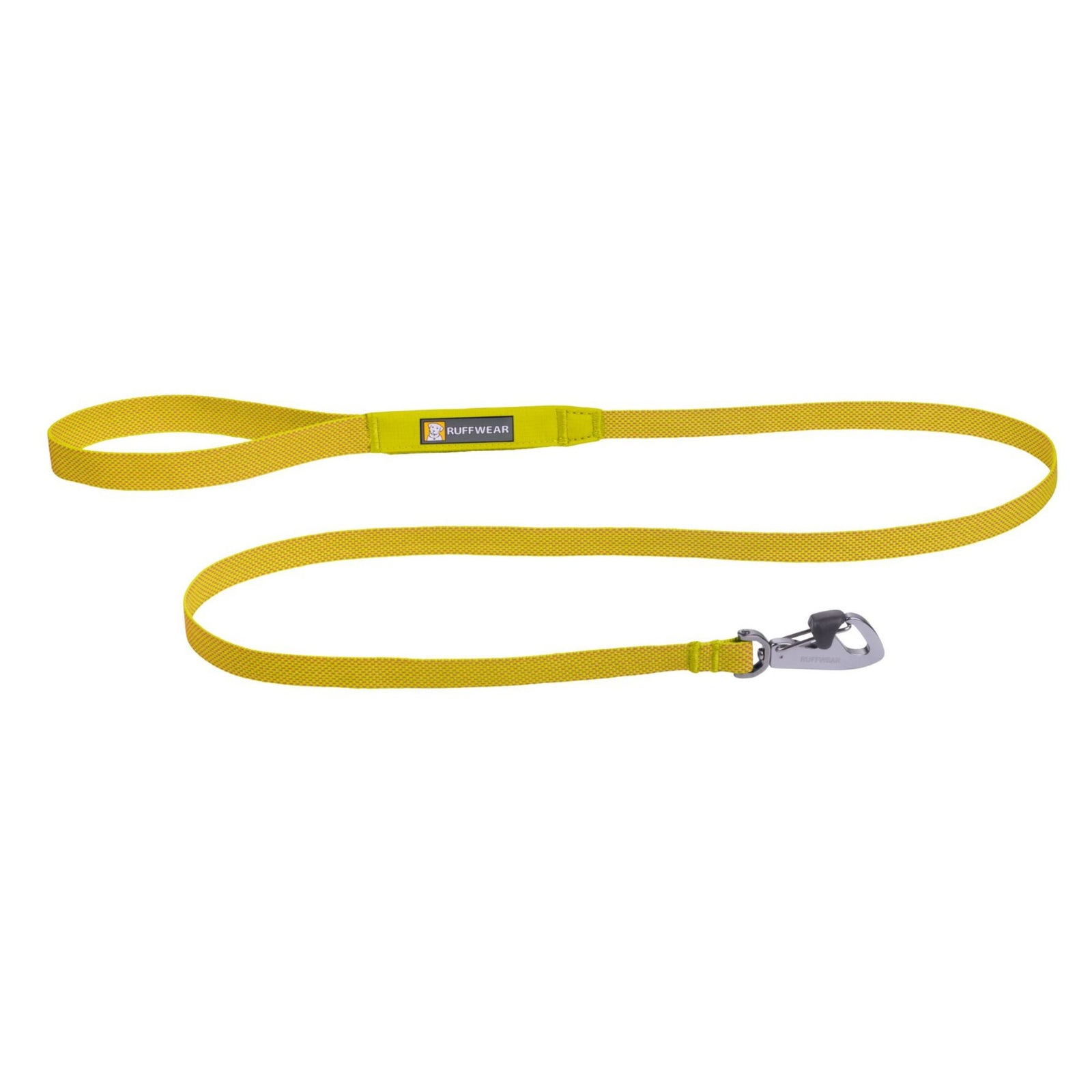 Ruffwear Hi & Light Dog Lead in Lichen Green, full product shot on white background