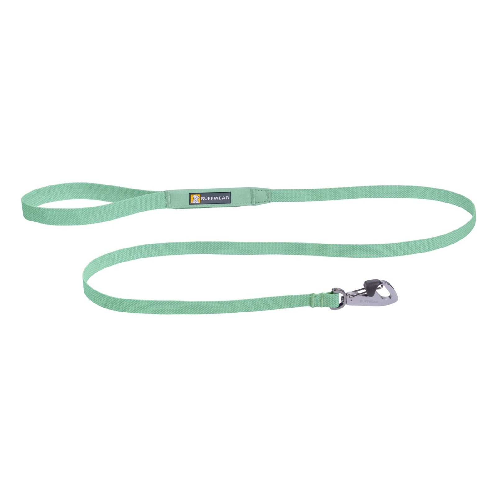 Ruffwear Hi & Light Dog Lead in Sage Green, full product shot on white background