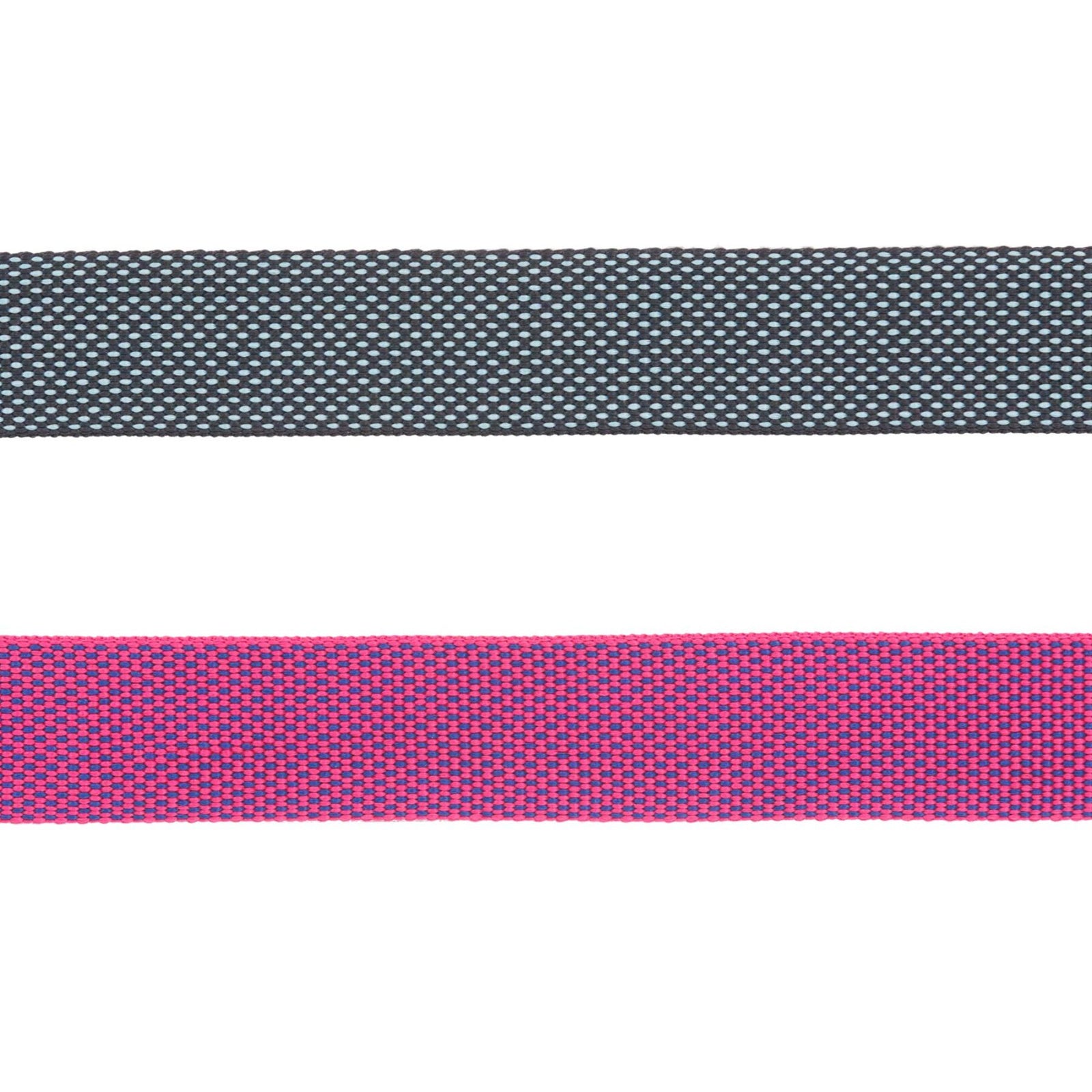 Close-up of Ruffwear Hi & Light collar webbing showing 2-tone polyester texture