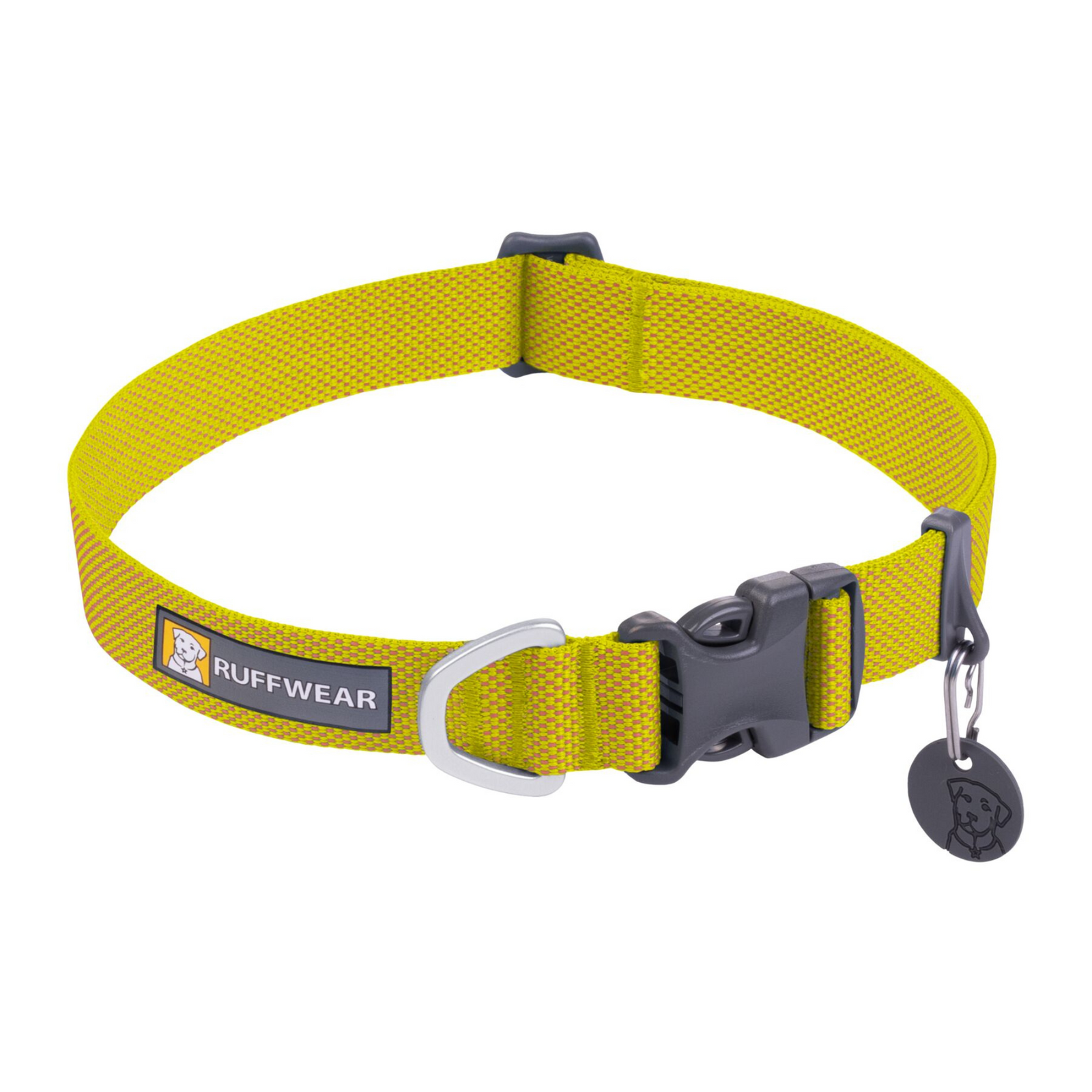Ruffwear Hi & Light dog collar in Lichen Green