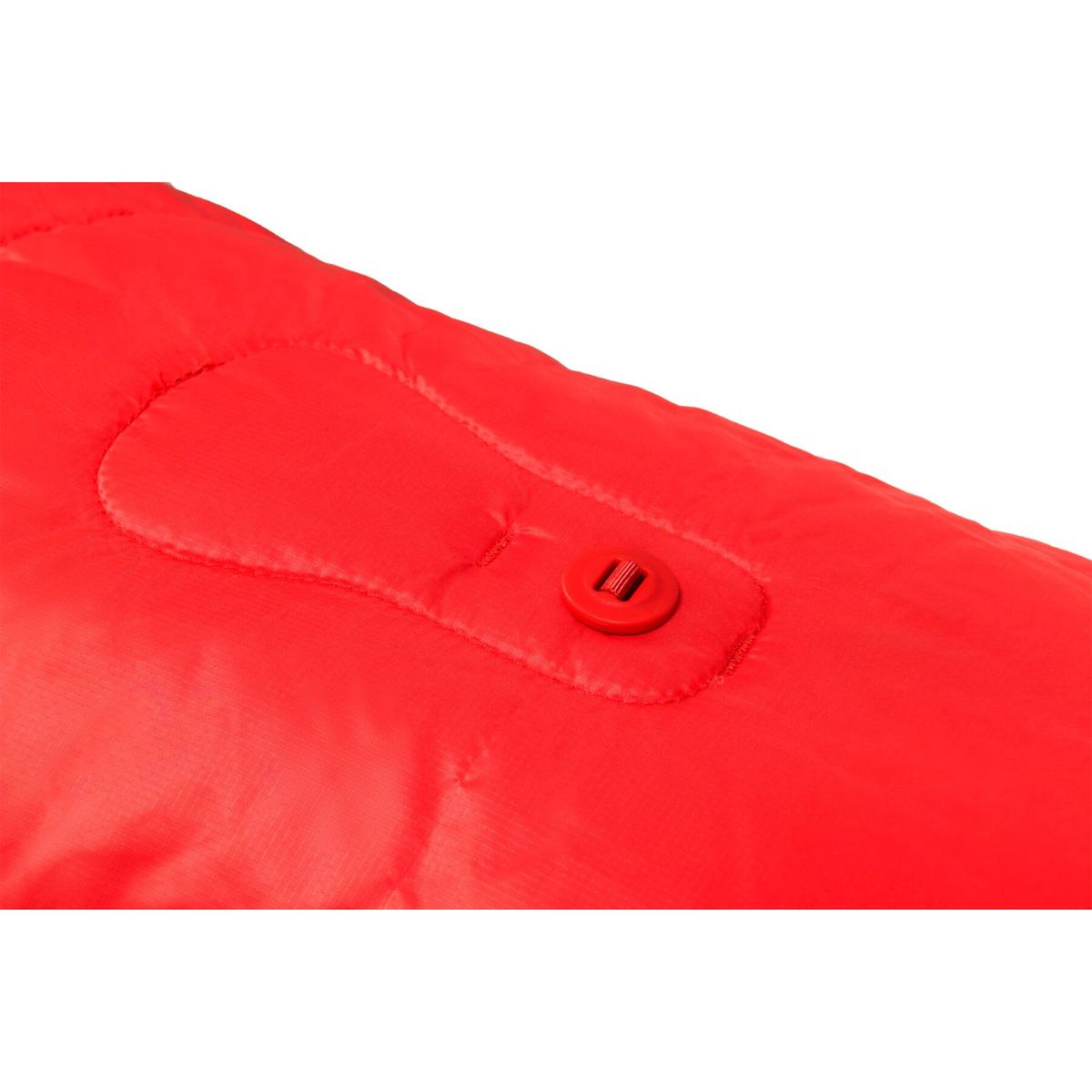 Ruffwear Palisades Sleep Poncho side profile showing quilted insulation and relaxed fit