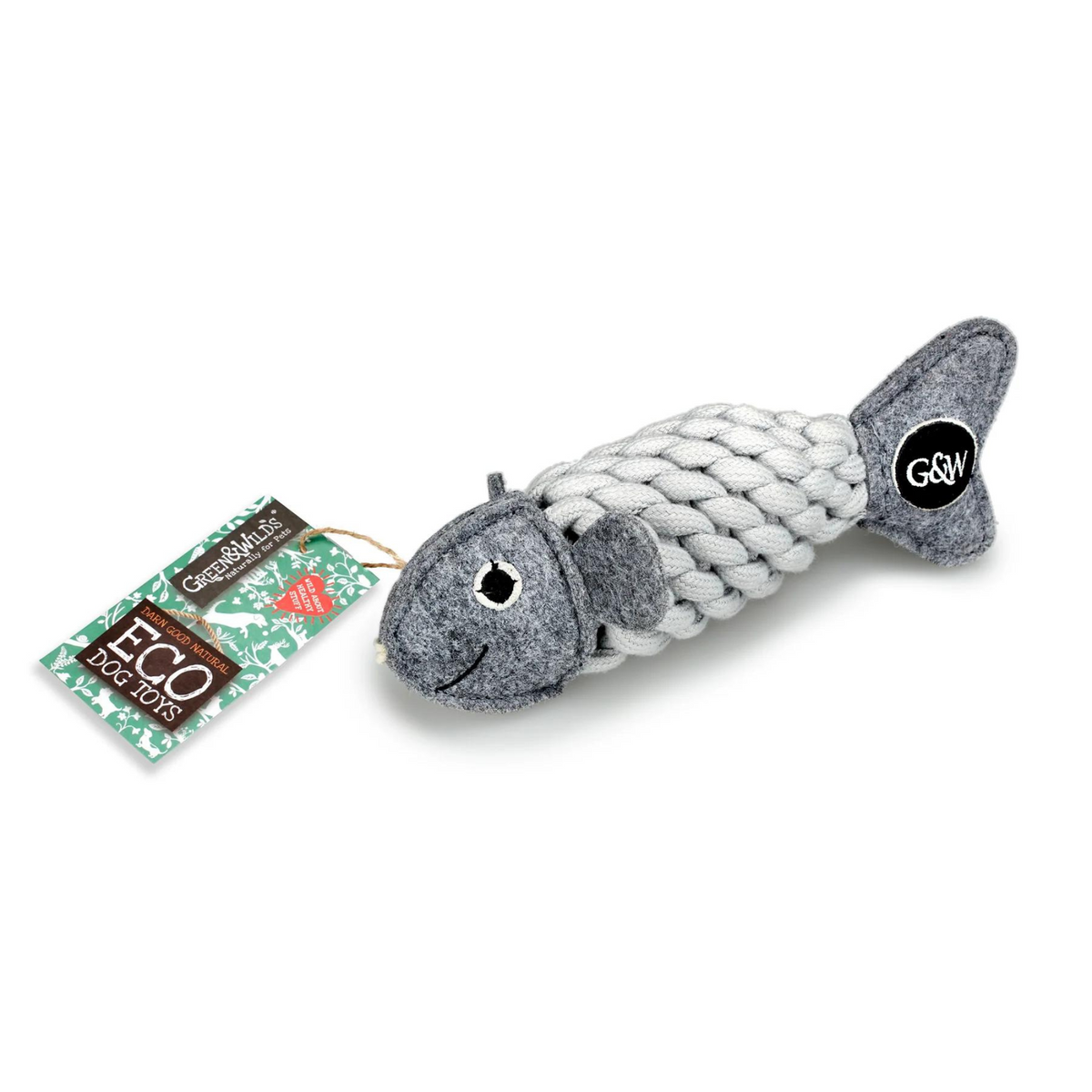 Green &amp; Wilds Roger the Ropefish Eco Dog | Barks &amp; Bunnies
