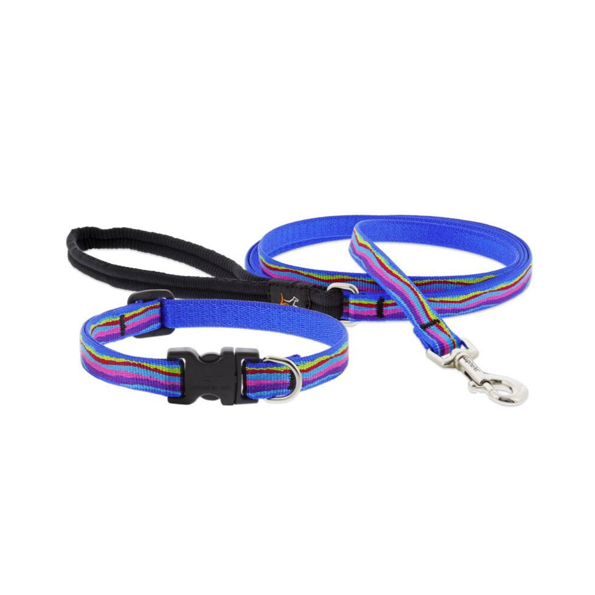 Lupine Originals Dog Collars, Rainbow Ripple Creek | Barks &amp; Bunnies