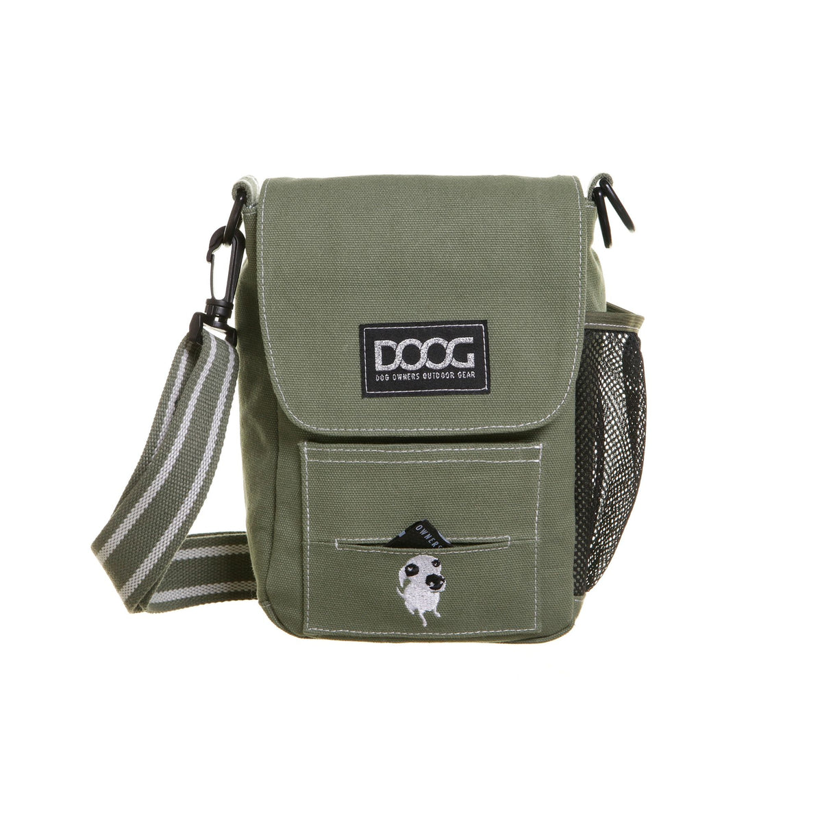 DOOG Walkie Bag Khaki, Cross Body Dog Walking Bag | Barks &amp; Bunnies