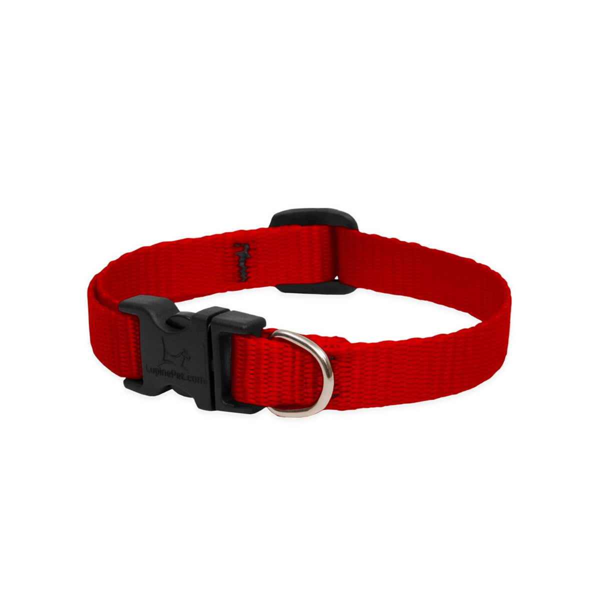Lupine Basics Dog Collars Red, Solid Plain Colours | Barks &amp; Bunnies