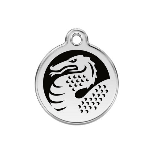 Red Dingo Dragon Dog ID Tag, Enamel Pet Tag UK | Barks &amp; Bunnies