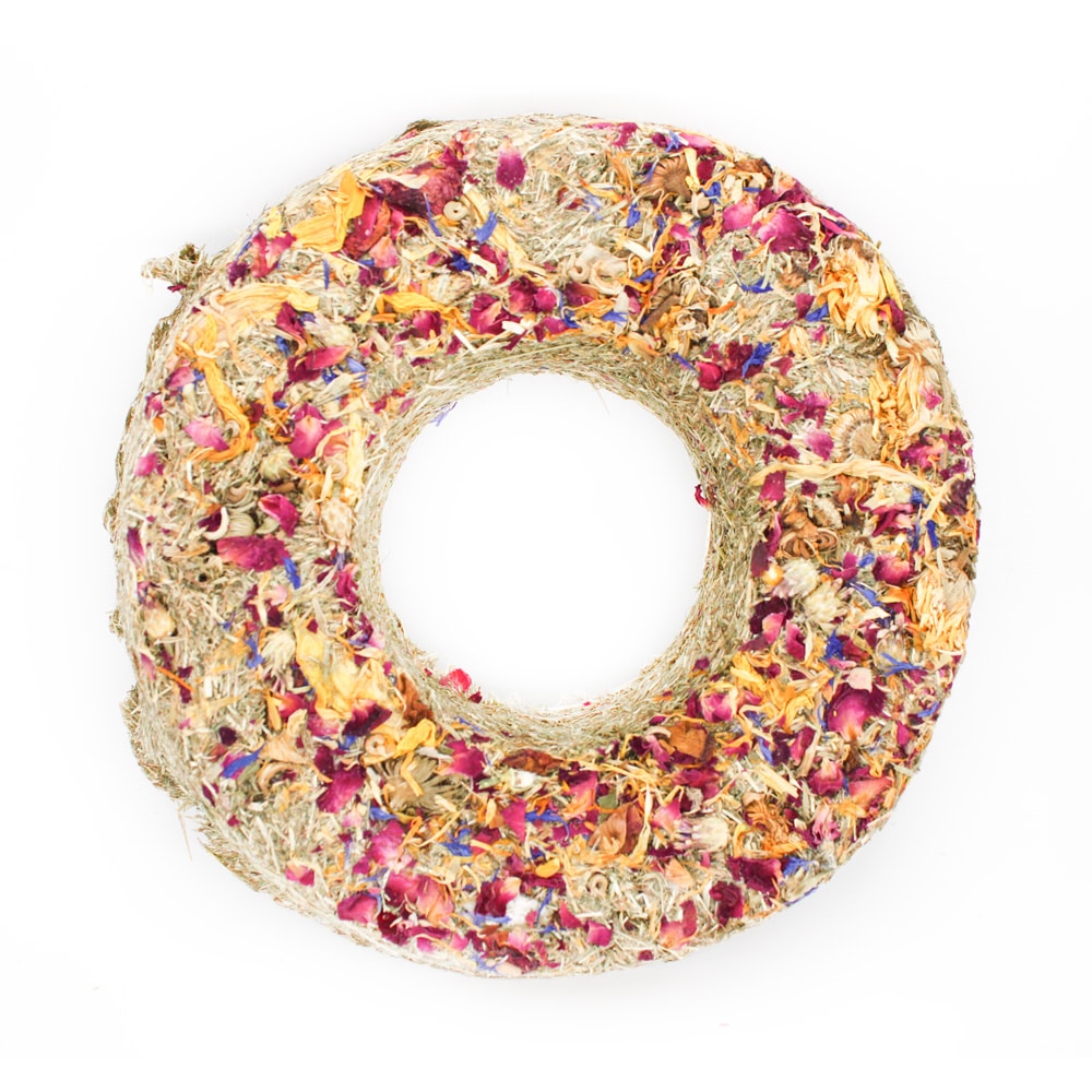 Happy Pet Nature First Flower ring for Rabbits | Barks &amp; Bunnies
