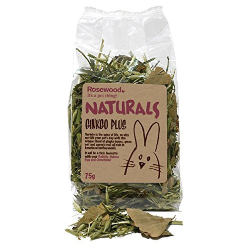 Rosewood Naturals Ginkgo Plus, Herbs for Rabbits | Barks &amp; Bunnies