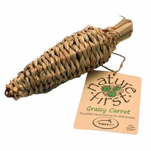 Happy Pet Grassy Carrot Chew Toys for Rabbits | Barks &amp; Bunnies