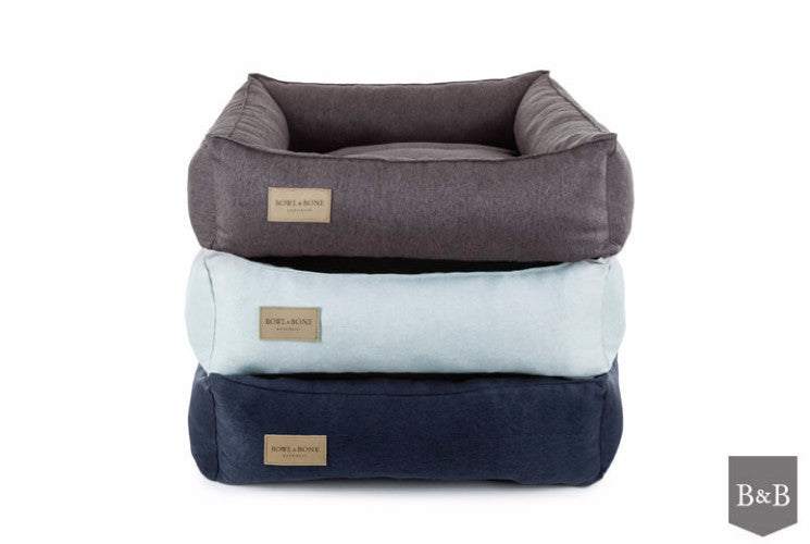 Bowl &amp; Bone Republic Urban Bed Graphite, Dog Bed | Barks &amp; Bunnies