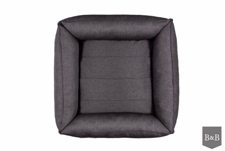 Bowl &amp; Bone Republic Urban Bed Graphite, Dog Bed | Barks &amp; Bunnies
