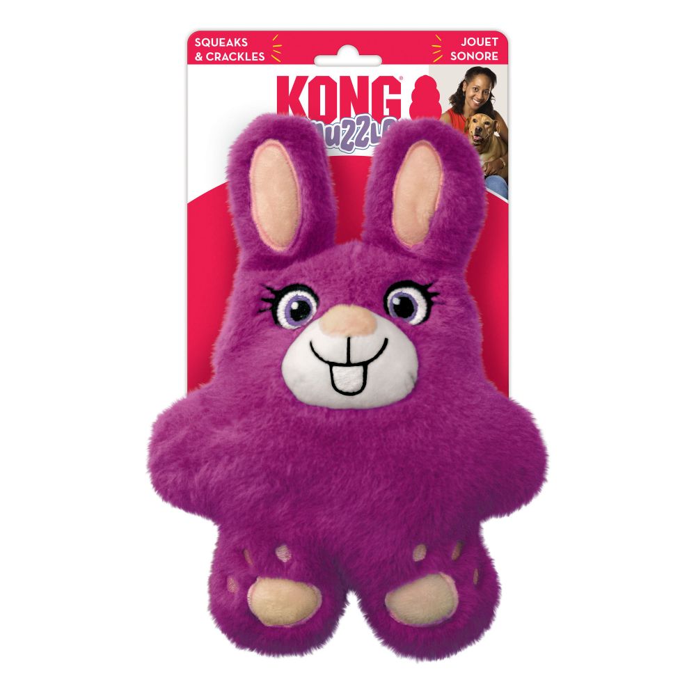 Kong Snuzzles Bunny Rabbit Dog Toys, Plush Dog &amp; Puppy Toy | Barks &amp; Bunnies