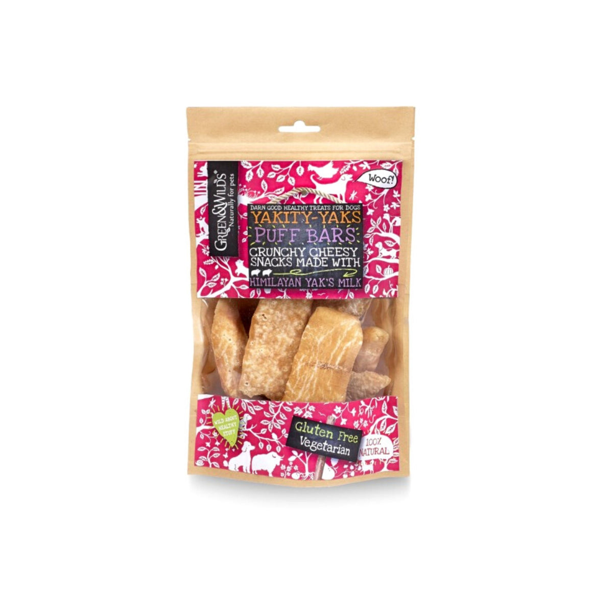 Green &amp; Wilds Yakity-Yak Puff Bars, Yakers Dog Chews | Barks &amp; Bunnies