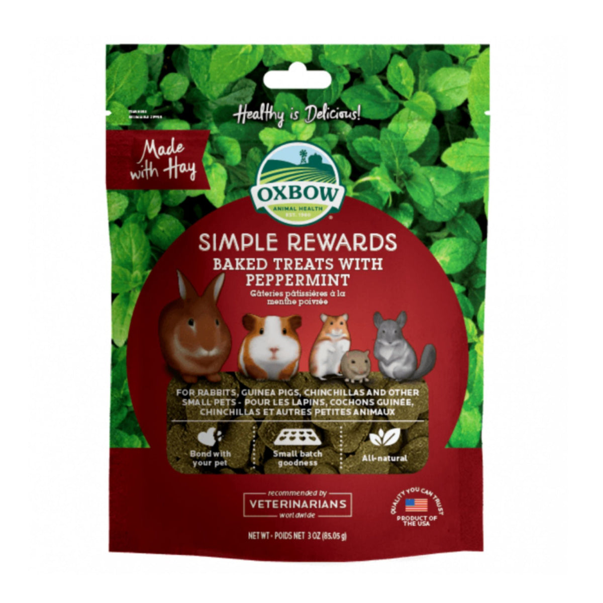 Oxbow Simple Rewards with Peppermint | Barks &amp; Bunnies