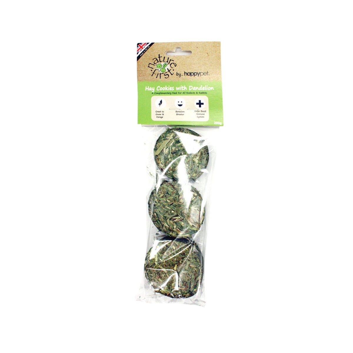 Nature First Hay Cookies with Dandelion for Rabbits | Barks &amp; Bunnies
