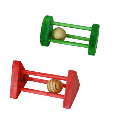 Happy Pet Wooden Rattler Rabbit Toy | Barks &amp; Bunnies