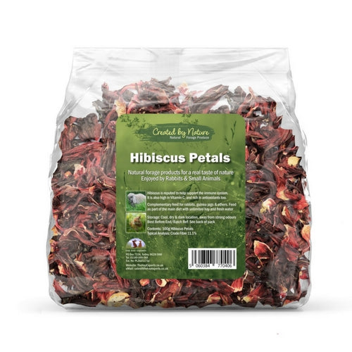 The Hay Experts Hibiscus Petals, Flowers for Rabbits | Barks &amp; Bunnies