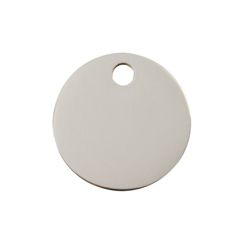 Circle Red Dingo Stainless Steel Dog ID Tags | Barks &amp; Bunnies
