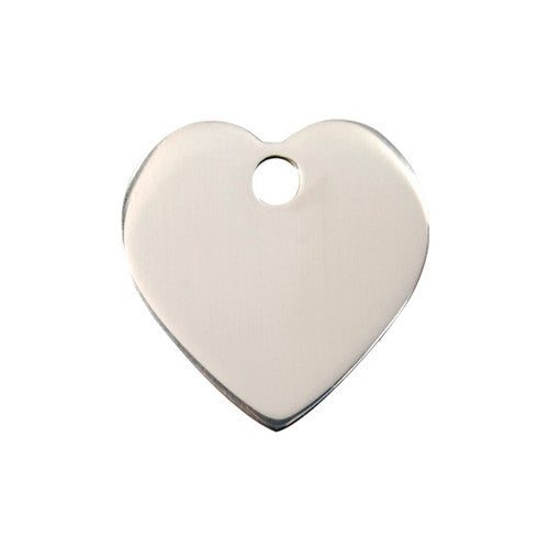 Heart Red Dingo Stainless Steel Dog ID Tags | Barks &amp; Bunnies