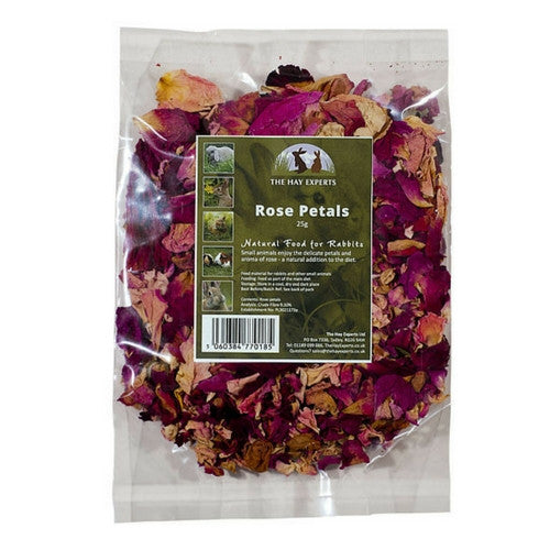 The Hay Experts Rose Petals, Treats for Rabbits | Barks &amp; Bunnies