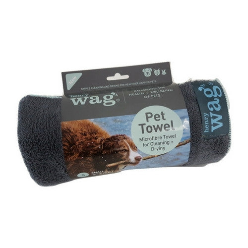 Henry Wag Microfibre Pet Towel, Dog Drying Towel | Barks &amp; Bunnies