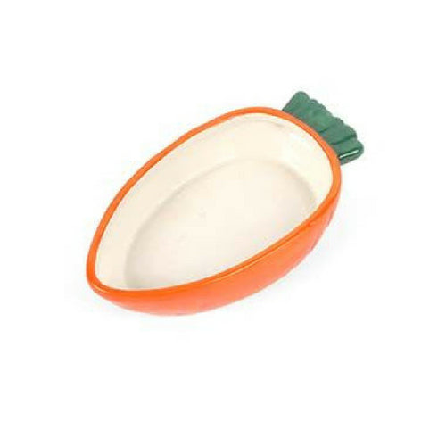 Happy Pet Carrot Pet Bowl For Rabbits | Barks &amp; Bunnies