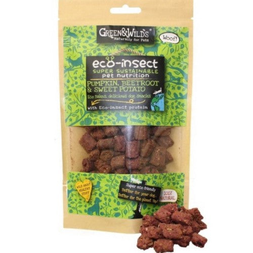 Green &amp; Wilds Eco-Insect Bakes Eco-Friendly Vegan Dog Treats | Barks &amp; Bunnies