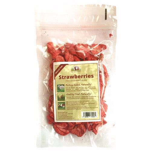 The Hay Experts Freeze Dried Strawberry for Rabbits | Barks &amp; Bunnies