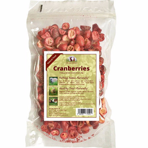 The Hay Experts Freeze Dried Cranberry for Rabbits | Barks &amp; Bunnies
